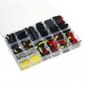 708pcs Electrical Wire Connector Plug 1-6 Pin Way Waterproof Sealed Set With Blade Fuses