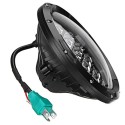 75W IP67 6500K 5DLens 7Inches Motorcycle Stainless LED Headlights High/Low Beam