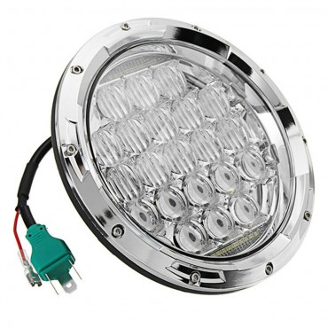 75W IP67 6500K 5DLens 7Inches Motorcycle Stainless LED Headlights High/Low Beam