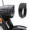 7inch Headlight Headlamp Trim Ring Protect Guard Cover Cap Black For Harley