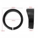 7inch Headlight Headlamp Trim Ring Protect Guard Cover Cap Black For Harley