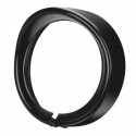 7inch Headlight Headlamp Trim Ring Protect Guard Cover Cap Black For Harley