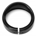 7inch Headlight Headlamp Trim Ring Protect Guard Cover Cap Black For Harley