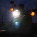 7inch Projector LED Headlights Hi/Lo Beam DRL Turn Signal Light For Harley Davidson