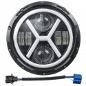 7inchinch Waterproof Motorcycle Headlight Round LED Projector