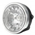 8 Inch Motorcycle Headlight With LED Turn Signal Indicators Bracket