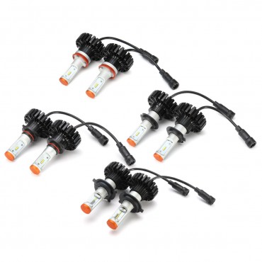 80W 6000LM 6000k LED Lamp Headlights Conversion Kit Bulb H4 H7 H8/H9/H11/H16J/9005/9006/H10