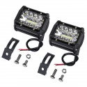 2PCS 4 Inch 20 LED Bar Flood Spot Beam Offroad SUV Driving Fog Light