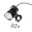 M20L 12V 20W 2400lm 10V-80V Motorcycle LED Headlights Super Bright White Fog DRL Driving Spotlight