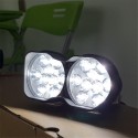 16W 2000LM 6500K Motorcycle LED Headlights Scooter Fog Spotlight White Drive Working