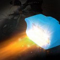 3colors in One Lamp LED Motorcycle Fog Lights DRL Switch Car/Pickup/Bike/4x4 Work Headlights Daytime Running Light