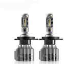 72W 8500LM Car LED Headlights Bulbs H4/H7/H11 High Low Beam Lights