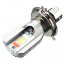 H4 12-24V Motorcycle LED COB Hi/Lo Beam Front Headlight Bulb Lamp 3 Colors