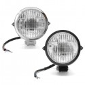 H4 Halogen Motorcycle Vintage Headlight Hi/lo Beam For Harley Bobber Chopper Custom