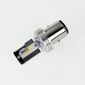 H6 BA20D / H4 9003 HB2 18W LED Headlights Bulb Hi/Low Beam White For Motorcycle Bike