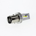 H6 BA20D / H4 9003 HB2 18W LED Headlights Bulb Hi/Low Beam White For Motorcycle Bike