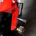 M8 M6 Screws Spotlight Bracket LED Headlight Mounting Holder Motorcycle Fork Shock Absorber Post Support Base