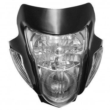 Motorcycle Amber Light Headlight Lamp For Street fighter Honda Yamaha Suzuki Kawasaki