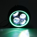 Motorcycle Cafe Racer COB LED Projector Angel Eye Headlights Lamp