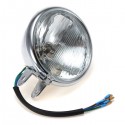Motorcycle Chrome Front Headlight for Harley Bikes Chopper Touring