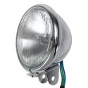 Motorcycle Chrome Front Headlight for Harley Bikes Chopper Touring