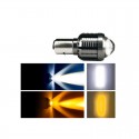 Motorcycle Electric LED Large Bulb Fish-Eye Headlight Lens Headlamp Built-in H4 Ultra Bright Near And Far Light