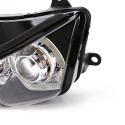 Motorcycle Headlight Assembly Angel Eyes Front Clear Headlight Headlamp For Kawasaki Ninja 250 2010