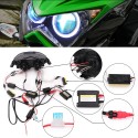 Motorcycle Headlight Assembly Angel Eyes Front Clear Headlight Headlamp For Kawasaki Z800 z250 2013-2016