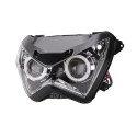 Motorcycle Headlight Assembly Angel Eyes Front Clear Headlight Headlamp For Kawasaki Z800 z250 2013-2016