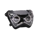 Motorcycle Headlight Assembly Angel Eyes Front Clear Headlight Headlamp For Kawasaki Z800 z250 2013-2016