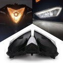 Motorcycle Headlight Assembly Angel Eyes Front Clear Headlight Headlamp For Yamaha YZF R25 R3 YZF-R25 YZF-R3 2013-2017