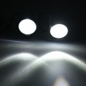 Pair 30W DC 12-60V Motorcycle Headlight U2 LED Driving Headlamp Fog Light + Switch High/Low Beam