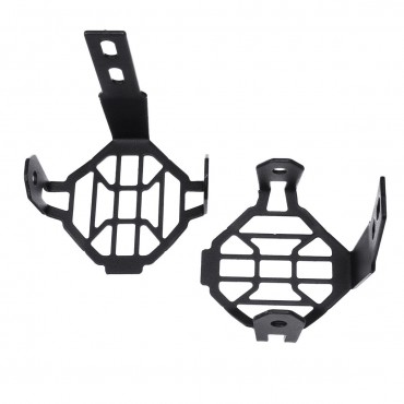Pair Auxiliary Fog Light Frame Protector Guards Lamp Cover For BMW R1200GS F800GS Motorcyclce