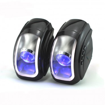Waterproof Motorcycle Electrombile bluetooth Speaker With FM Function Light Effect Audio Radio