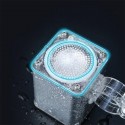 Wireless Motorcycle bluetooth Speaker With LED Headlights Audio Voice Navigation Electric Bike Waterproof