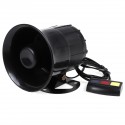 100W 12V 3 Tone Sound Loud Car Motorcycle Warning Alarm Police Fire Siren Horn