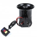 100W 12V 3 Tone Sound Loud Car Motorcycle Warning Alarm Police Fire Siren Horn