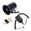 12V 100W 6 Sound Loud Car Warning Alarm Police Fire Siren Air Horn PA Speaker