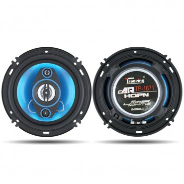 2PCS 6 Inch 130W 2 Way Universal Car Coaxial Speaker Loudspeaker Auto Audio Stereo Full Range Frequency Hifi Loud Speaker