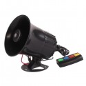 Waterproof 4 Sounds Car Motorcycle Loudspeaker Horn Alarm Tweeter