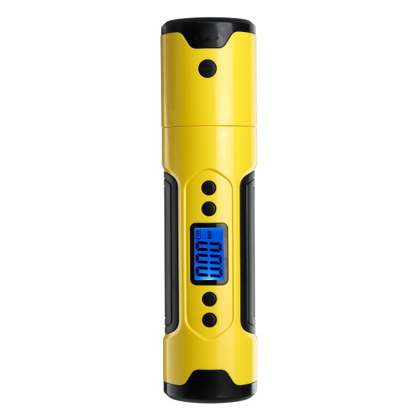 12V 3000mAh 25-35L/min Protable Wireless Air Pump LCD Display Electric Compressor Tire Inflator Pressure Gauge Power Bank For Car Motorcycle Bicycle