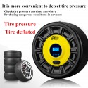 12V Portable Tire Air Pump Digital Display/Pointer Compressor Inflator W/ LED Lights