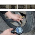 200PSI Digital Tire Inflator Pressure Gauge Air Compressor Pump Quick Connect Coupler for Car Truck Motorcycle