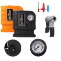 300 PSI 12V Motorcycle Air Compressor Electric Pump Tyre Inflator Gauge