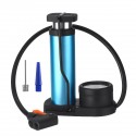 Portable Mini Bicycle Bike Air Pump Ball Inflator Kit with Gauge Foot Floor