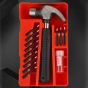 12pcs Vacuum Tire Emergency Fast Repair Leak-filling Car Tyre-repairing Nails Tool Kit with Claw Hammer Iron Chrome Universal