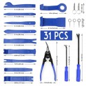 31Pcs Audio Trim Removal Panel Hand Repair Tool Pry Bar Molding Plastic Interior