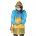 Child Kids Hooded Schoolbag Rain Coat Poncho Raincoat Jacket Cover Long Rainwear Poncho PVC