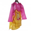 Child Kids Hooded Schoolbag Rain Coat Poncho Raincoat Jacket Cover Long Rainwear Poncho PVC