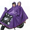 Double Motorcycle Scooter Men Women Rain Coat With Clear Visor Electric Bike 4XL